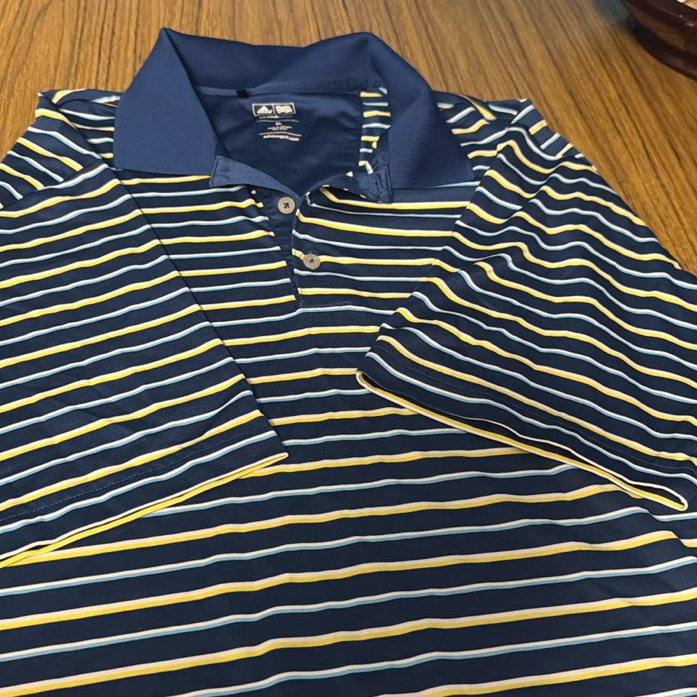 Men XL nylon polo, Adidas short sleeve golf shirt.